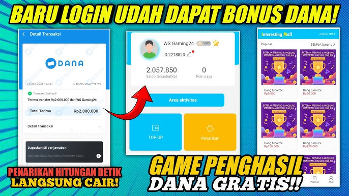 Aplikasi penghasil uang menjadi salah satu alternatif menarik bagi siapa saja yang ingin mendapatkan penghasilan tambahan secara praktis